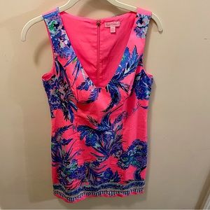 Lilly Pulitzer Tiki Pink Out On a Limb Tandie Shift